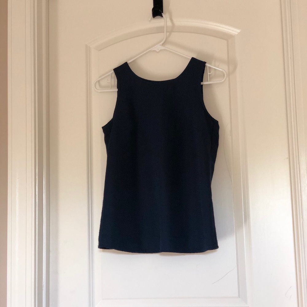 J crew open back tank top